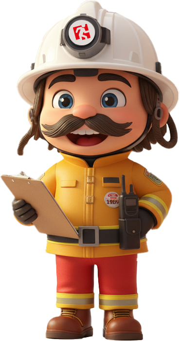 Mascotte pompier de la Sip'Académie